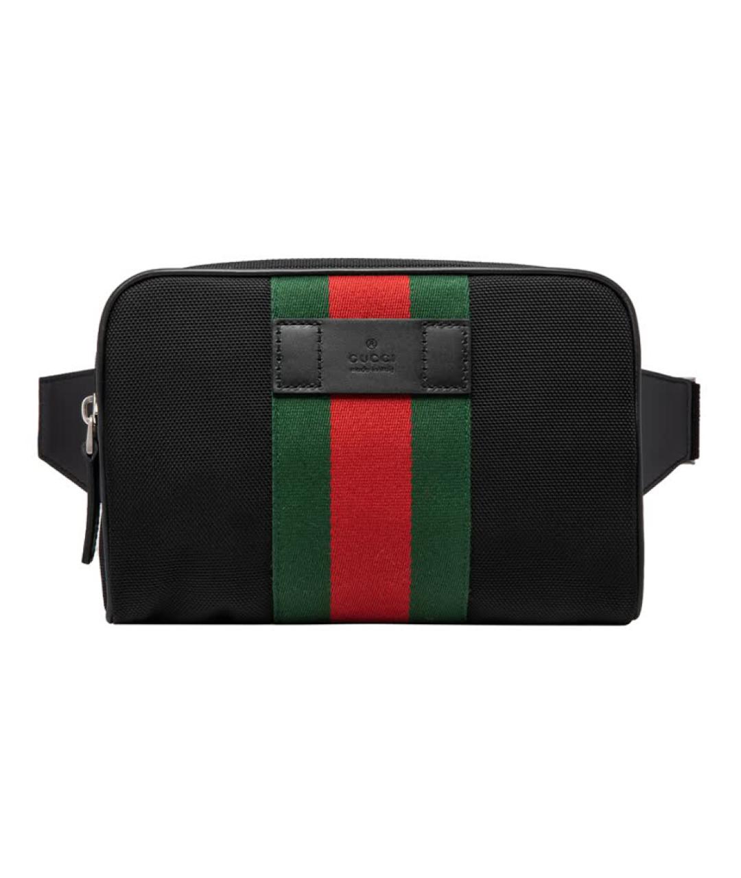 GUCCI Черная поясная сумка, фото 1