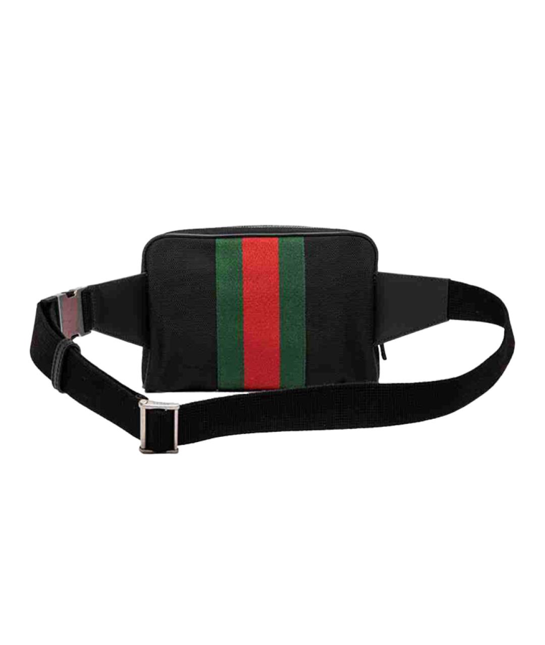 GUCCI Черная поясная сумка, фото 5