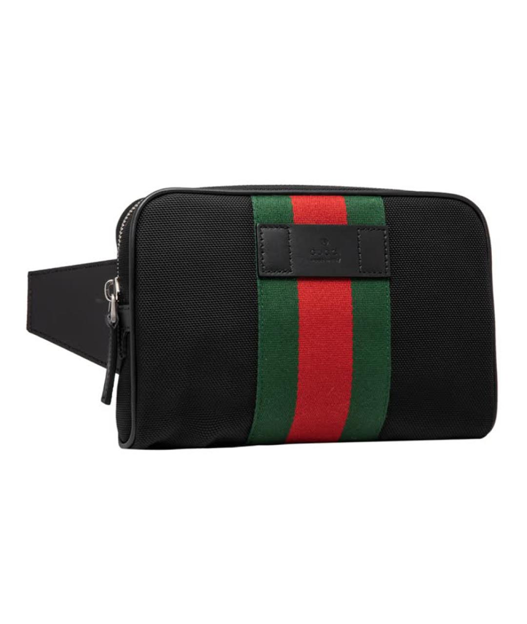 GUCCI Черная поясная сумка, фото 2