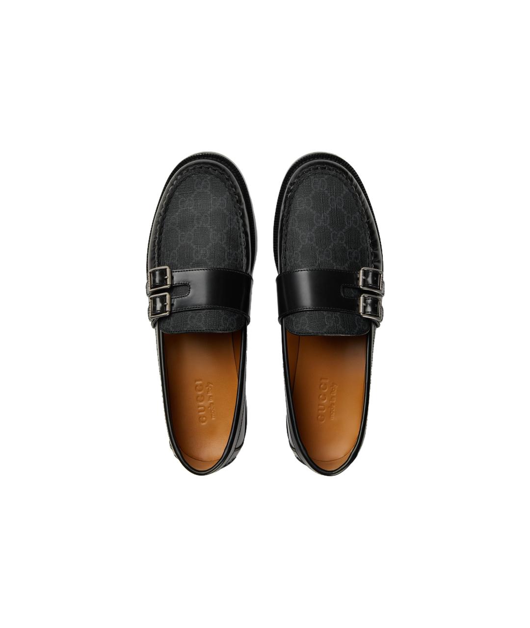 GUCCI Черные кожаные лоферы, фото 4