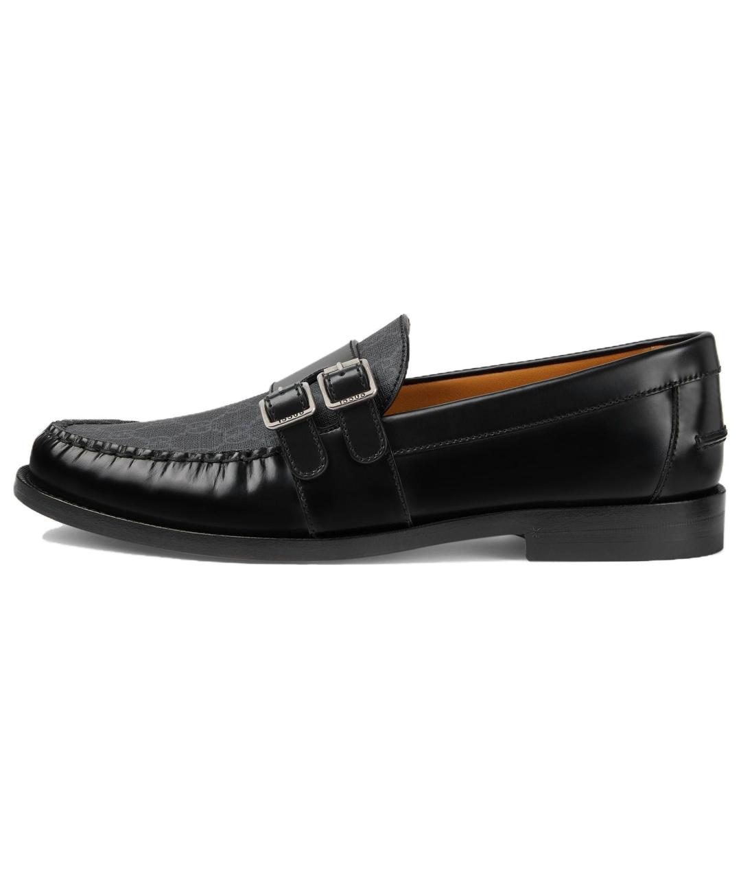 GUCCI Черные кожаные лоферы, фото 2