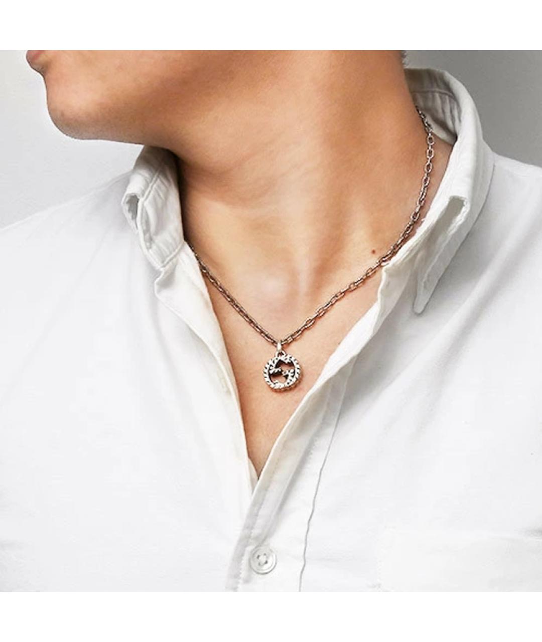 GUCCI Серебряная серебряная подвеска, фото 3