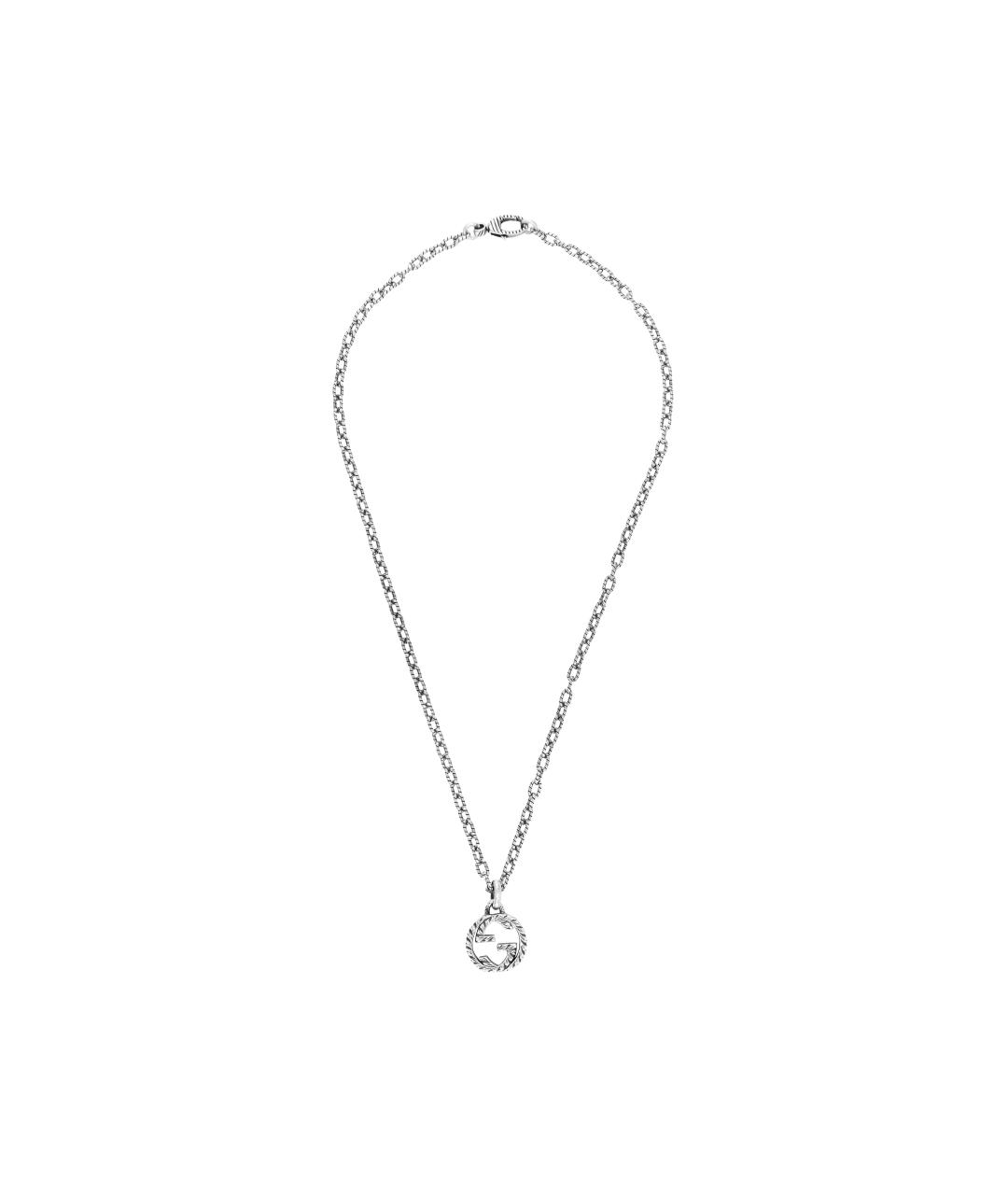 GUCCI Серебряная серебряная подвеска, фото 2