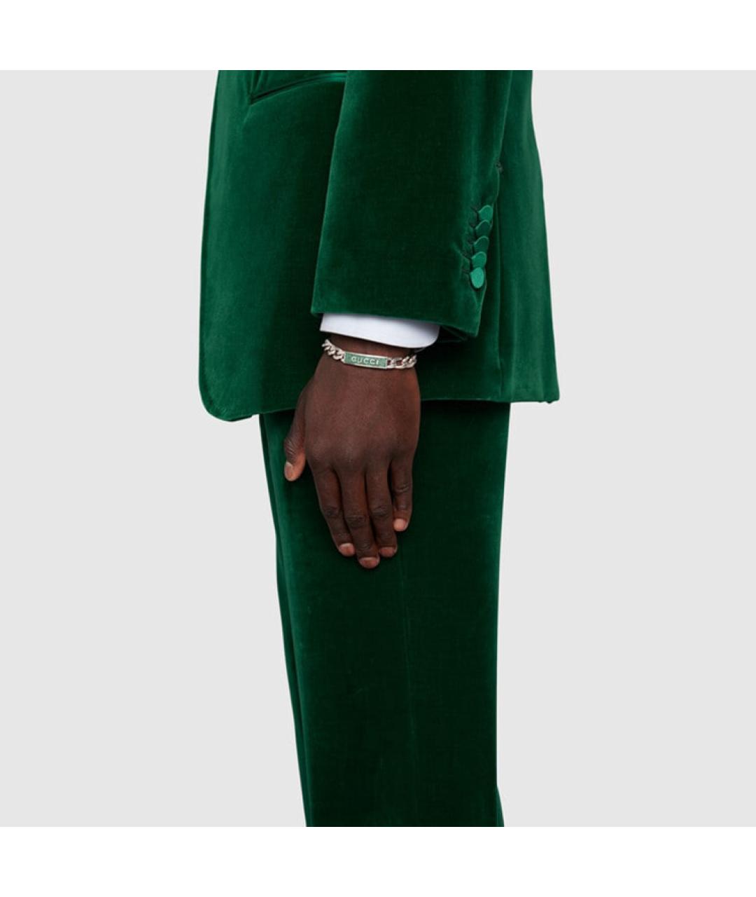 GUCCI Серебрянный серебряный браслет, фото 4