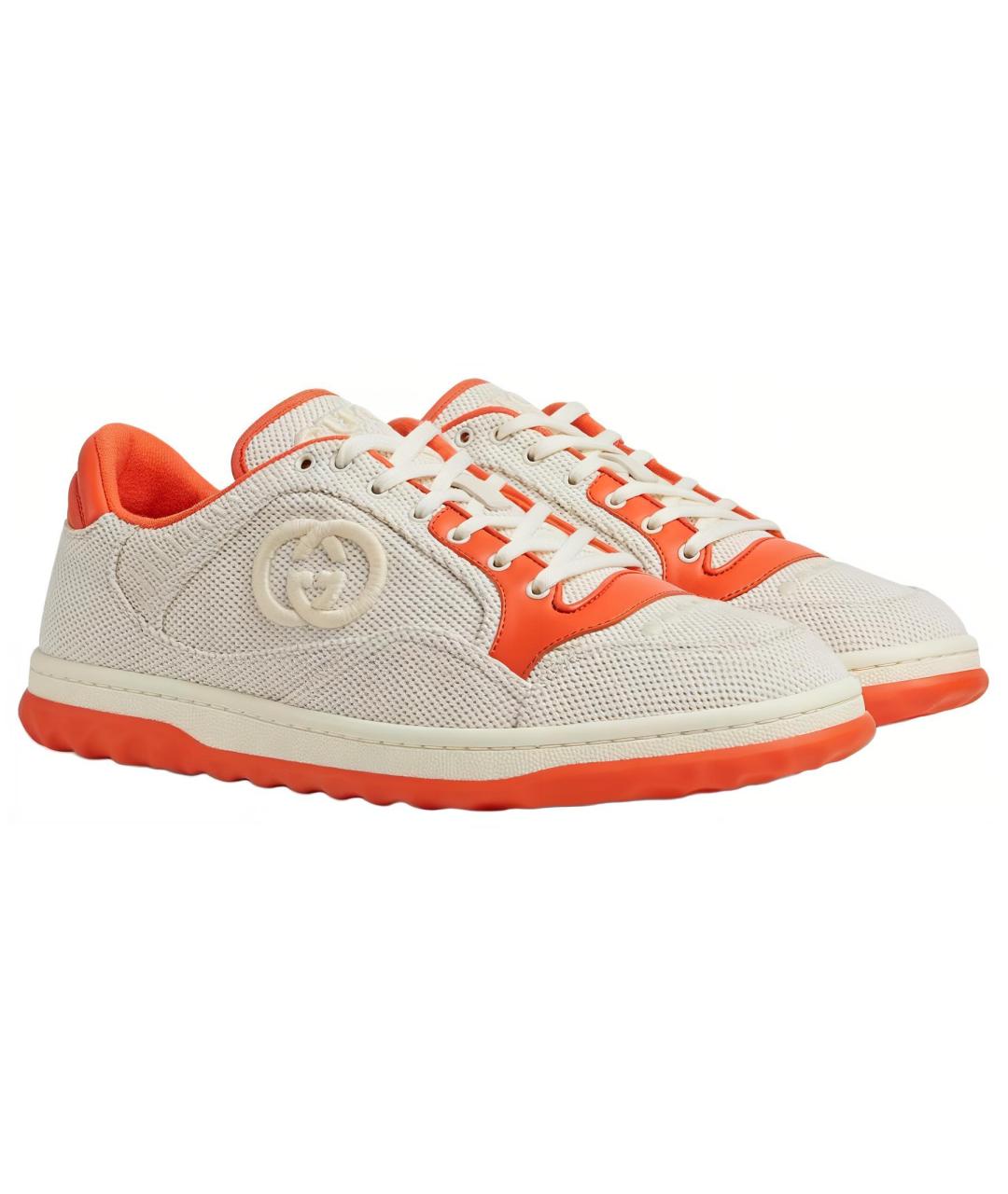 GUCCI Бежевые низкие кроссовки / кеды, фото 3