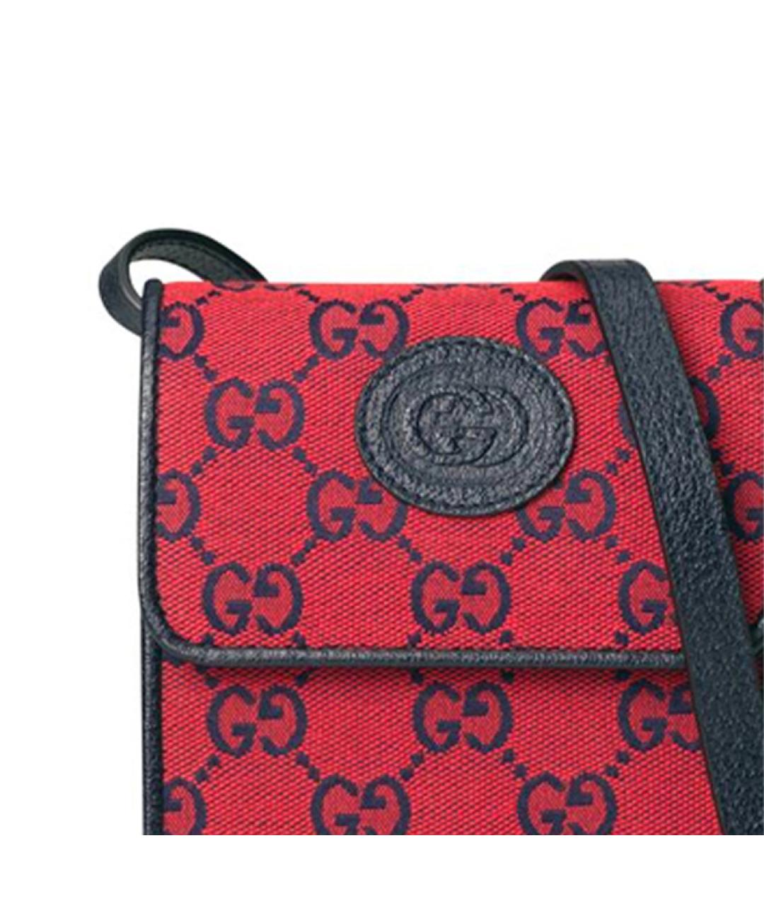 GUCCI Красная сумка через плечо, фото 8