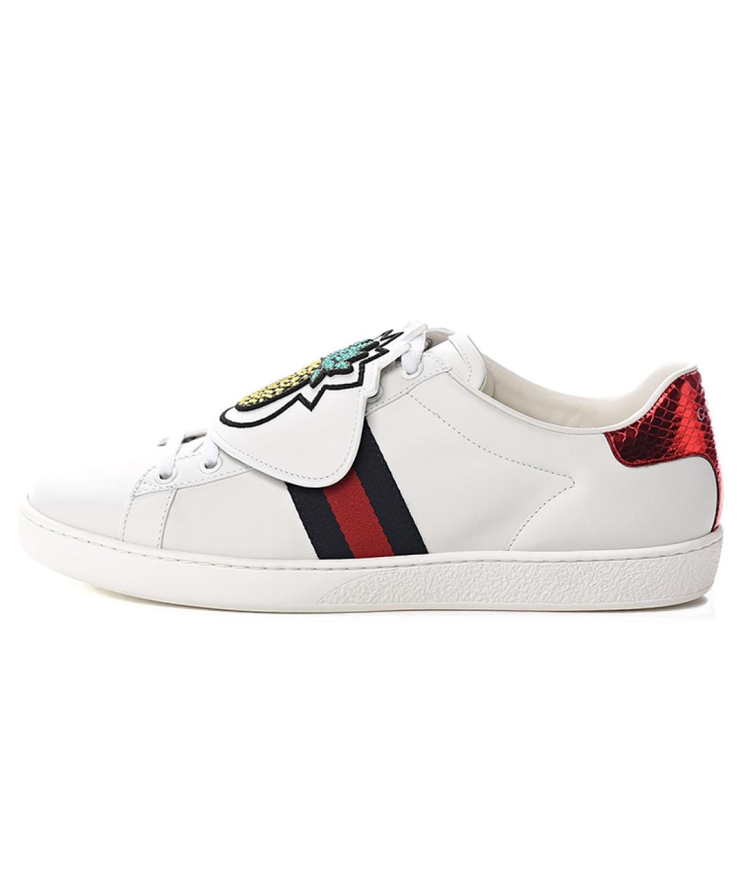 GUCCI Белые кеды, фото 2