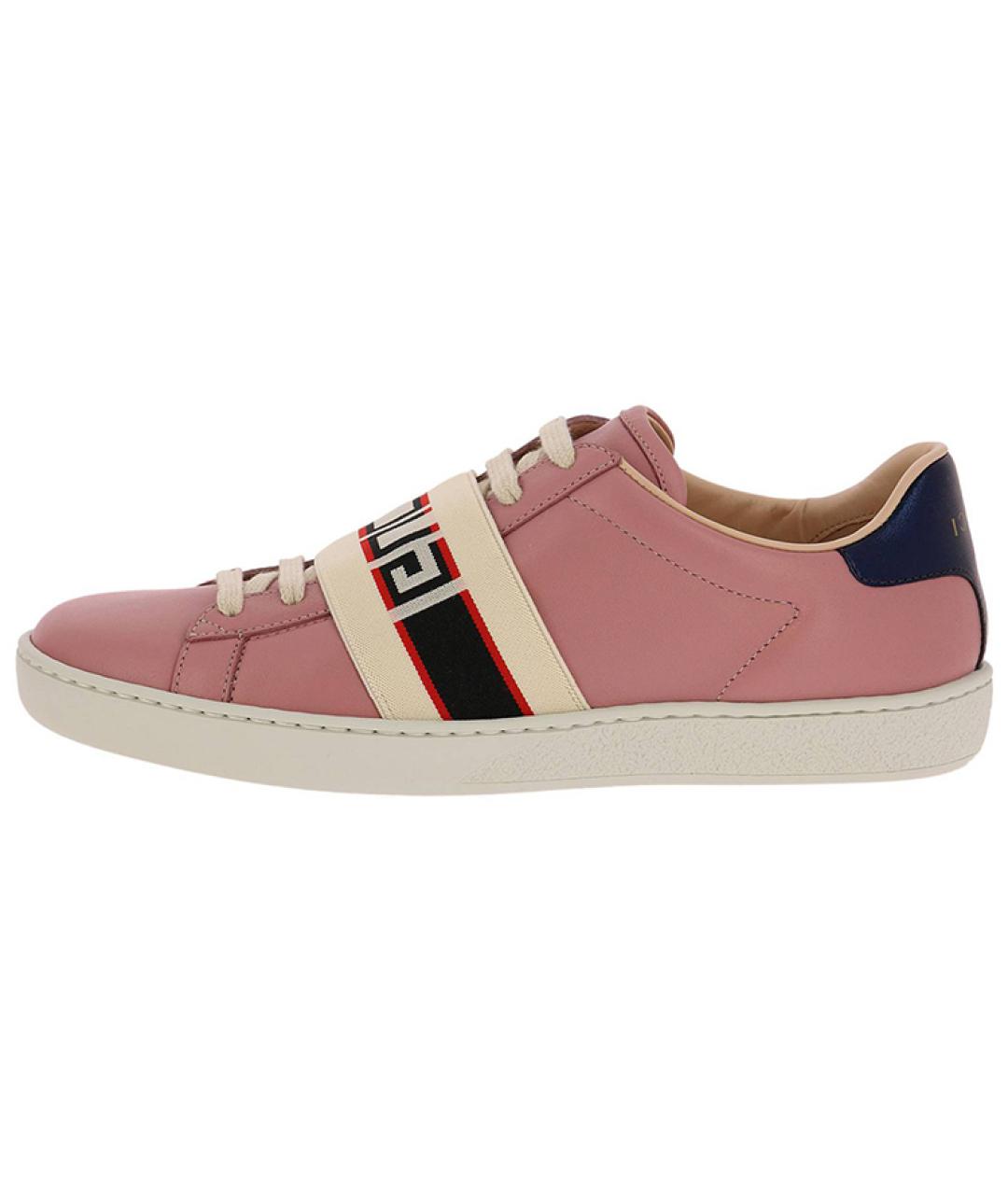 GUCCI Розовые кеды, фото 2
