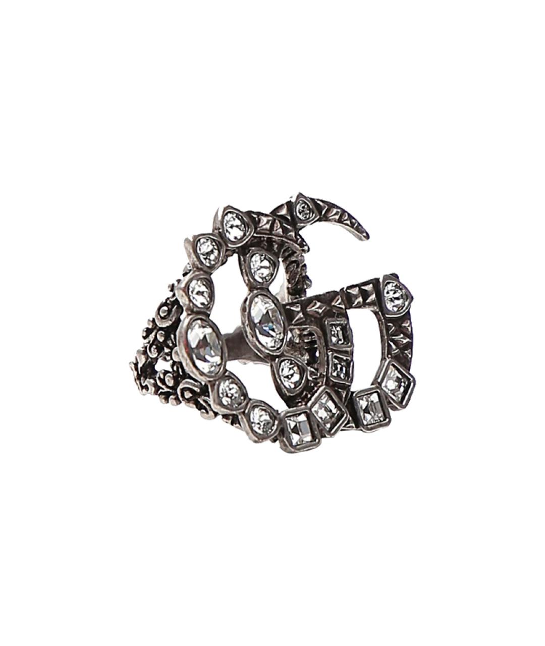 GUCCI Серебряное латунное кольцо, фото 2
