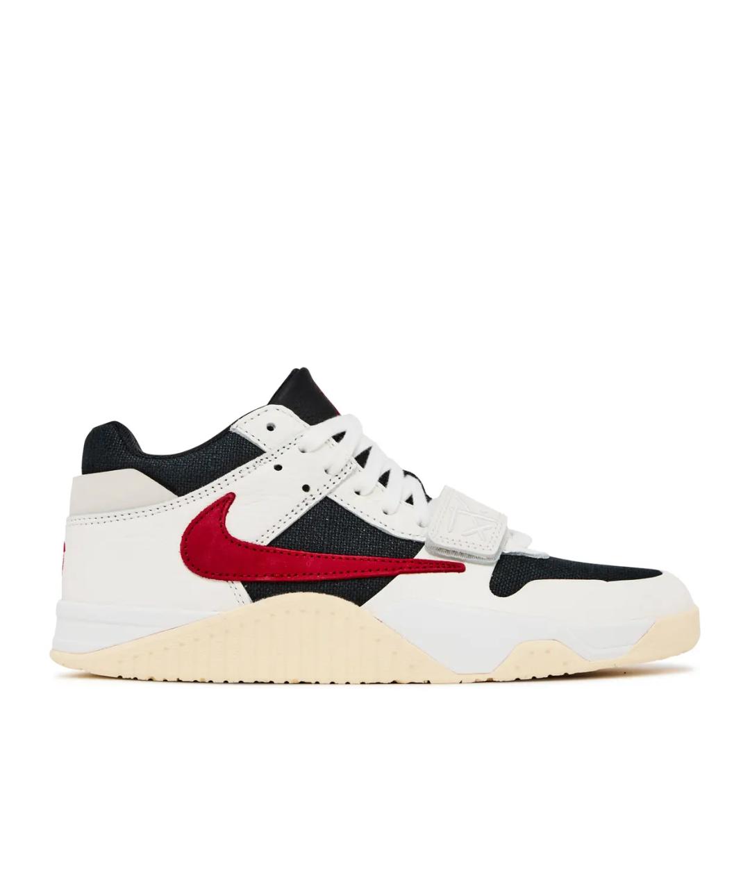 JORDAN Белые кожаные кроссовки, фото 1