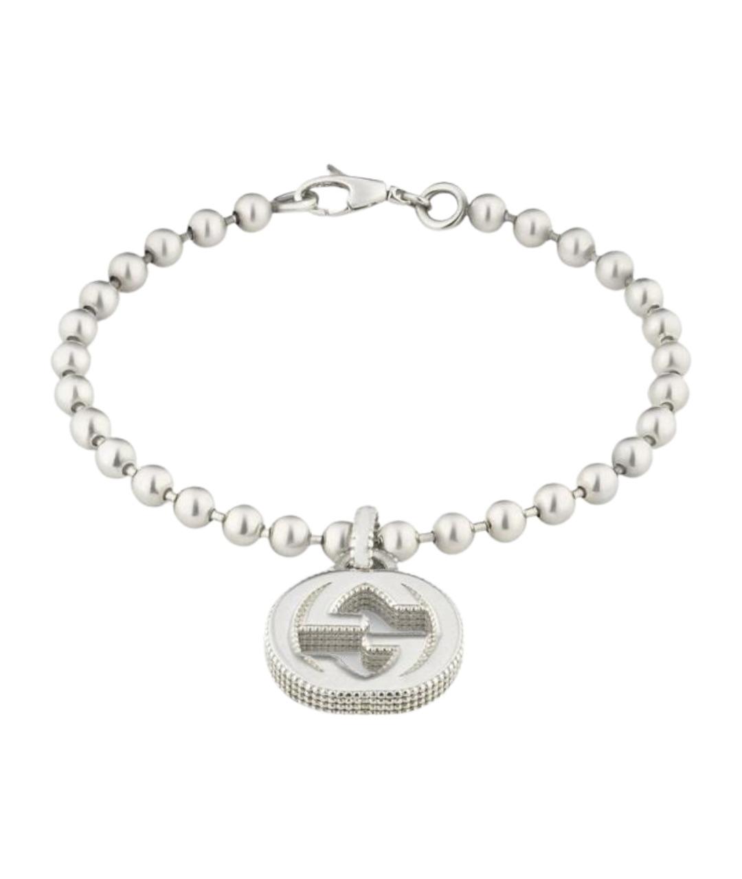 GUCCI Серебрянный серебряный браслет, фото 1