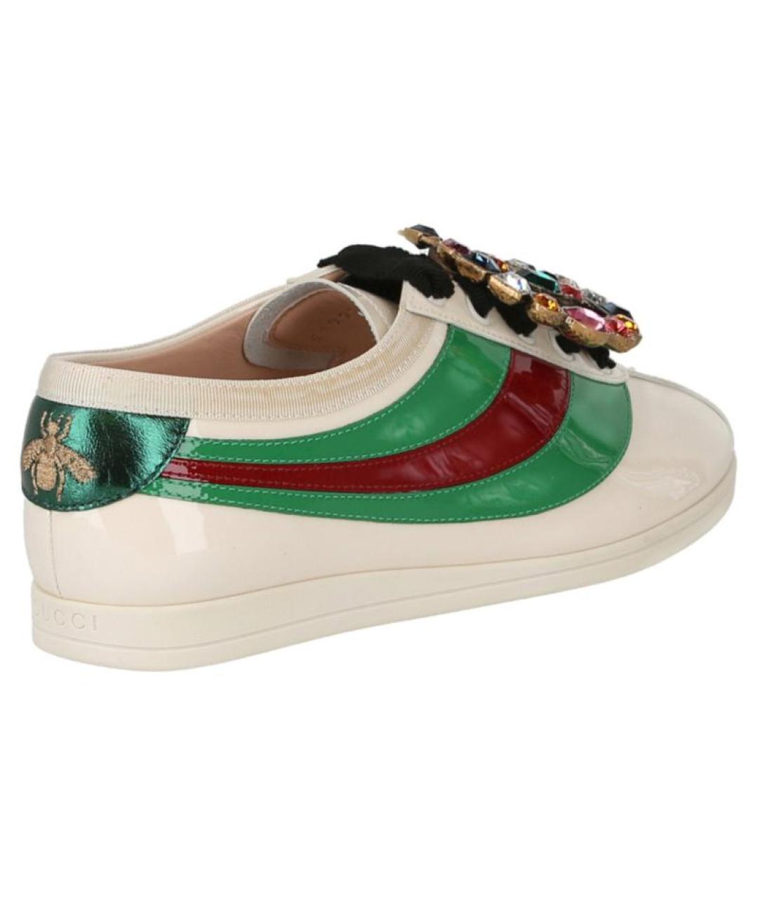GUCCI Белые кеды, фото 5