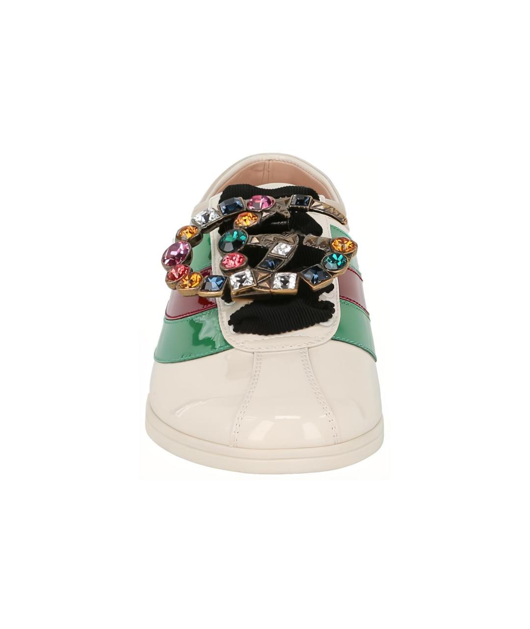 GUCCI Белые кеды, фото 4