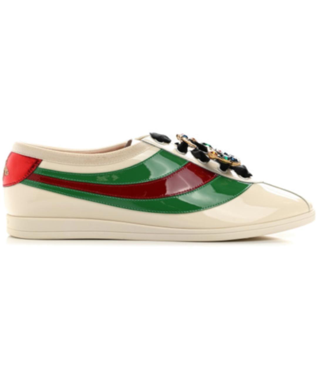 GUCCI Белые кеды, фото 1