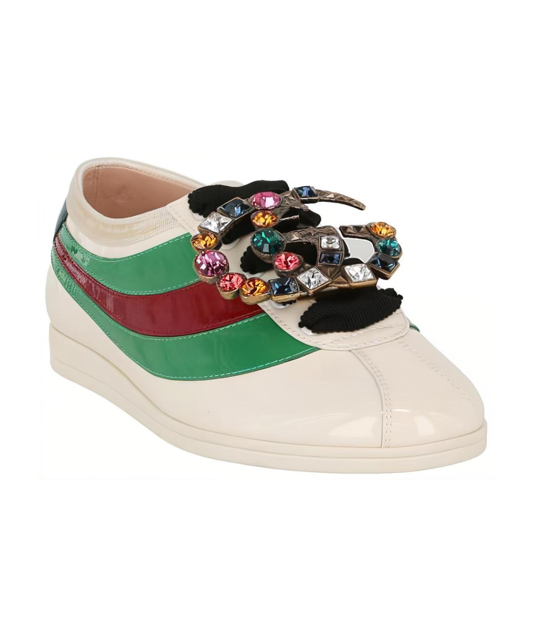 GUCCI Белые кеды, фото 3