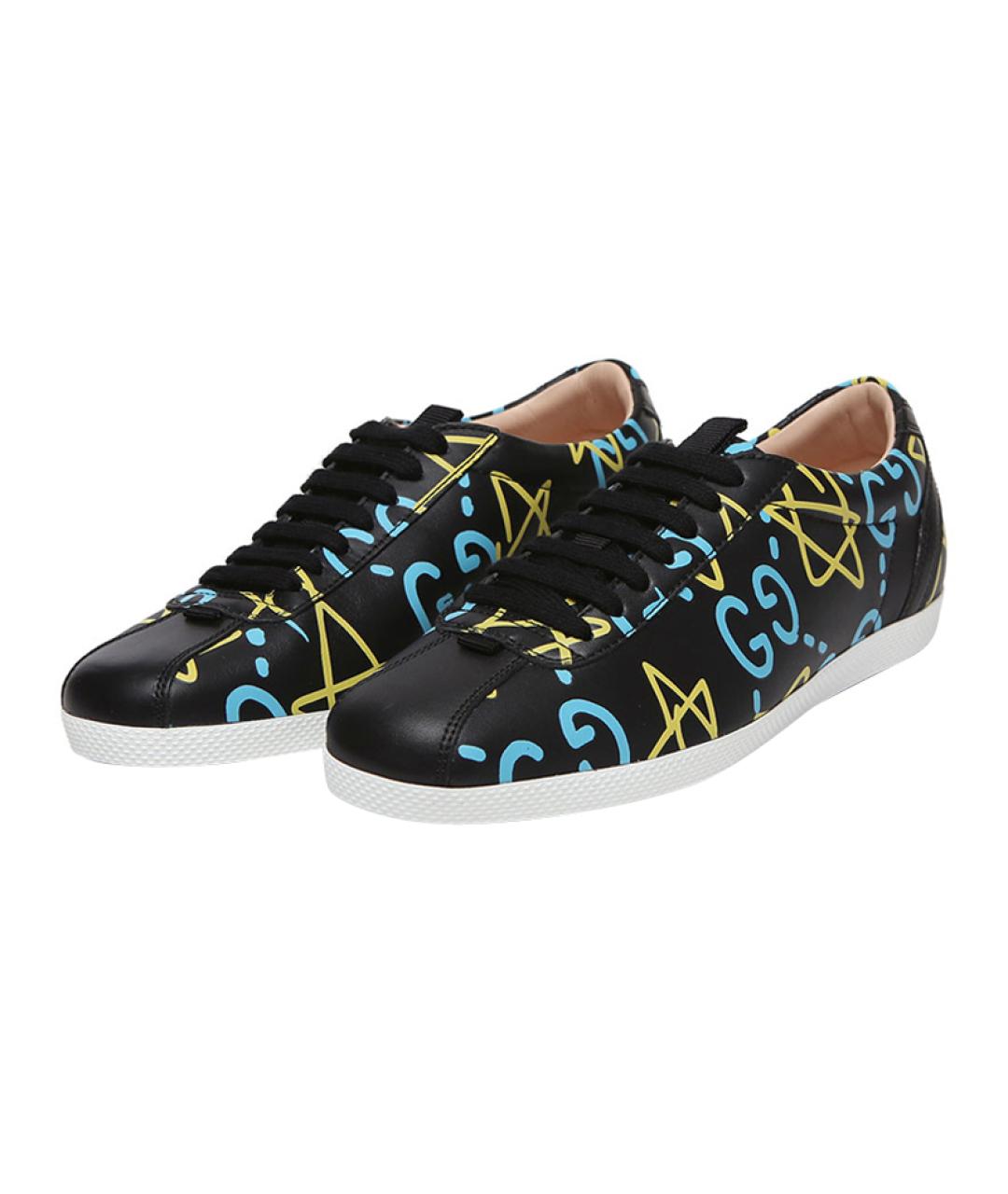 GUCCI Черные кеды, фото 4