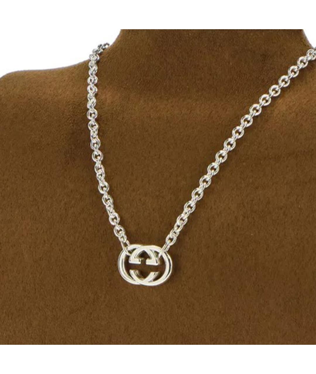 GUCCI Серебряная серебряная подвеска, фото 3