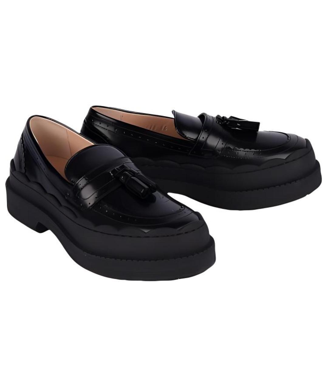 GUCCI Черные кожаные лоферы, фото 3
