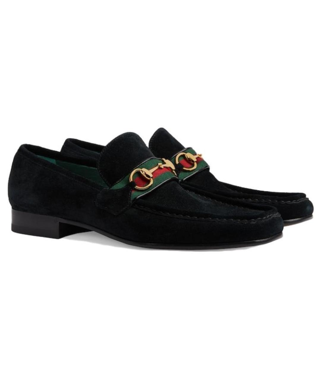 GUCCI Черные лоферы, фото 3