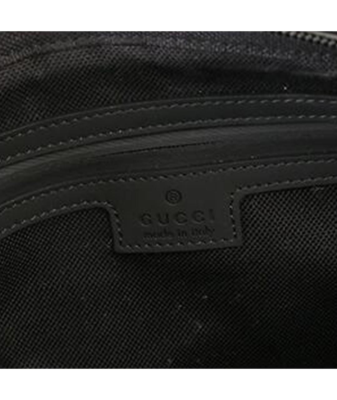 GUCCI Черная кожаная сумка на плечо, фото 3