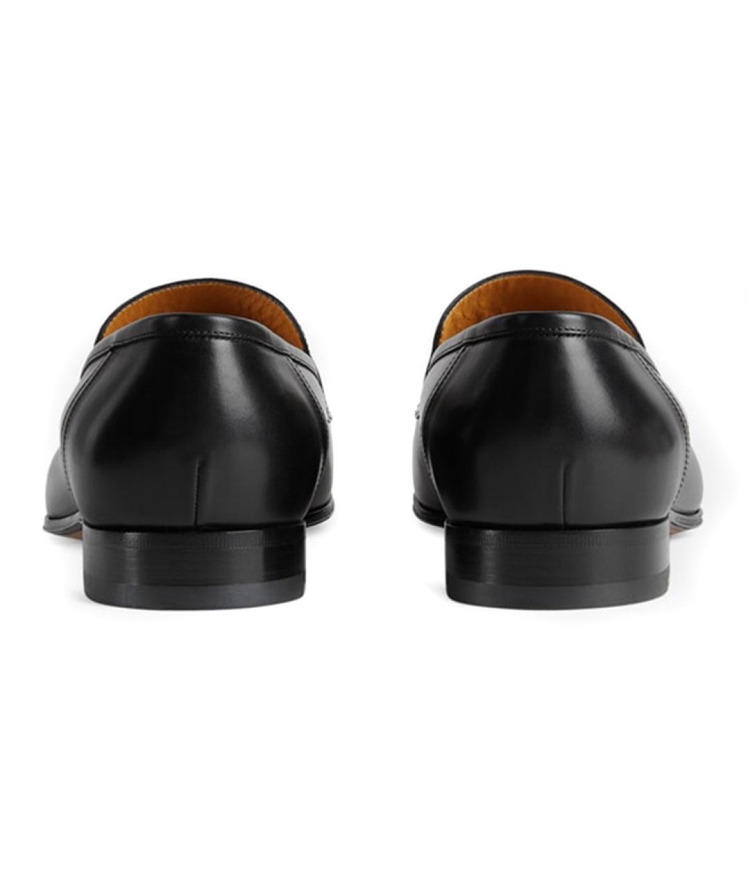 GUCCI Черные кожаные лоферы, фото 4