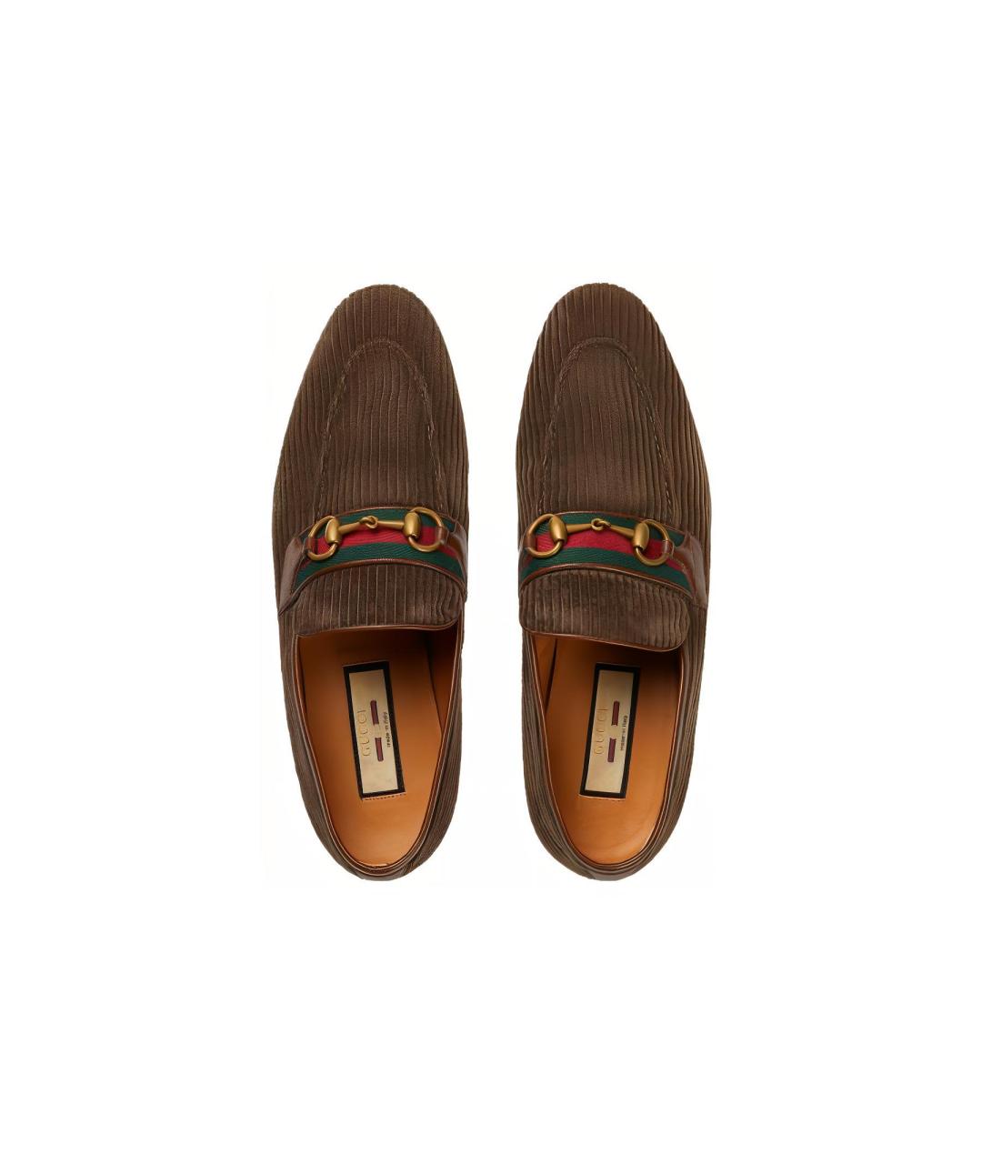 GUCCI Коричневые лоферы, фото 3