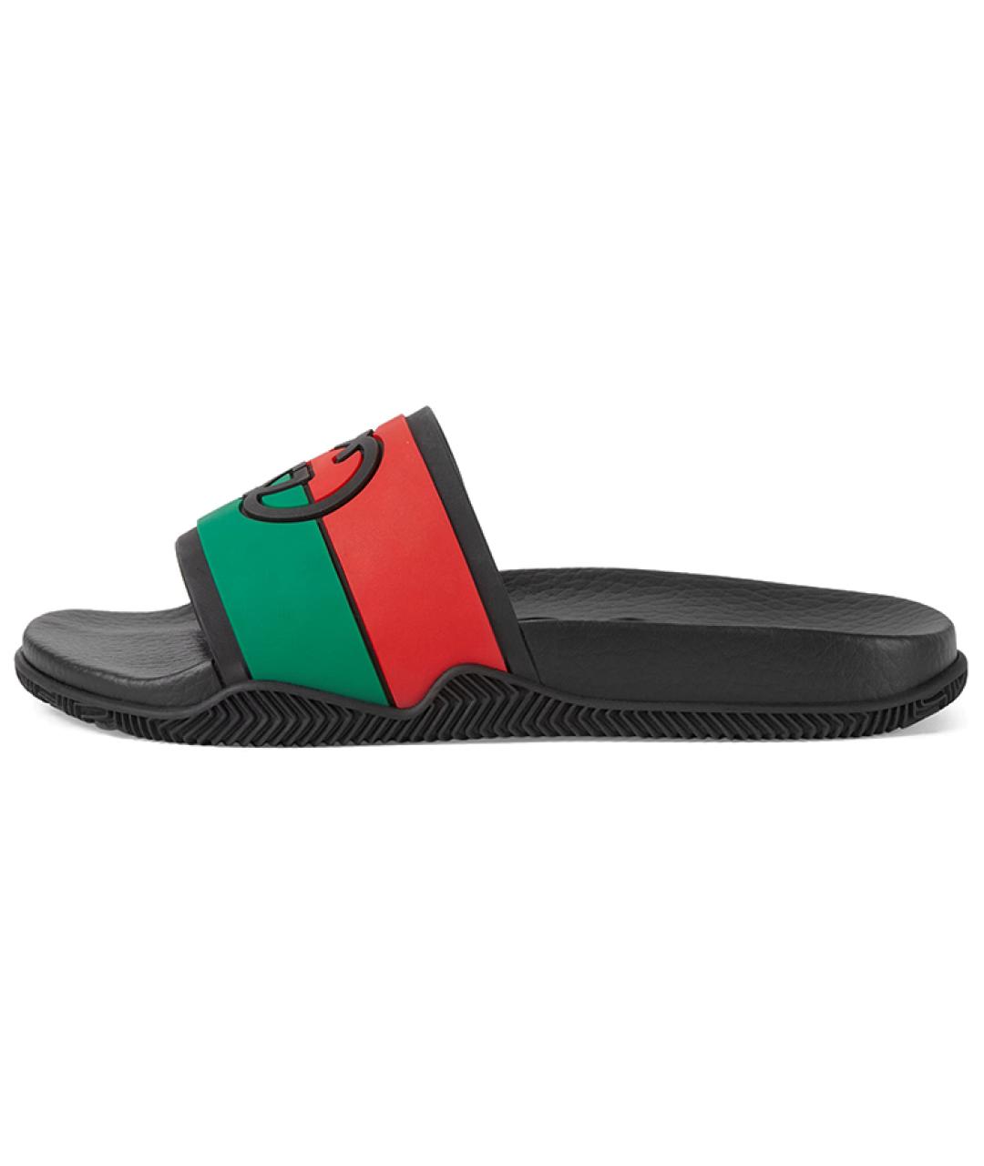 GUCCI Черные сандалии, фото 2