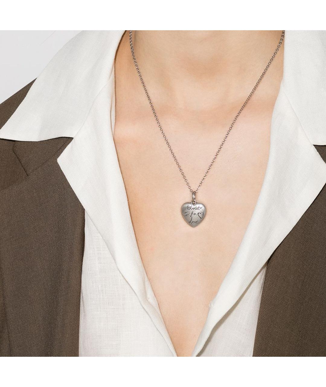GUCCI Серебряная цепочка, фото 5