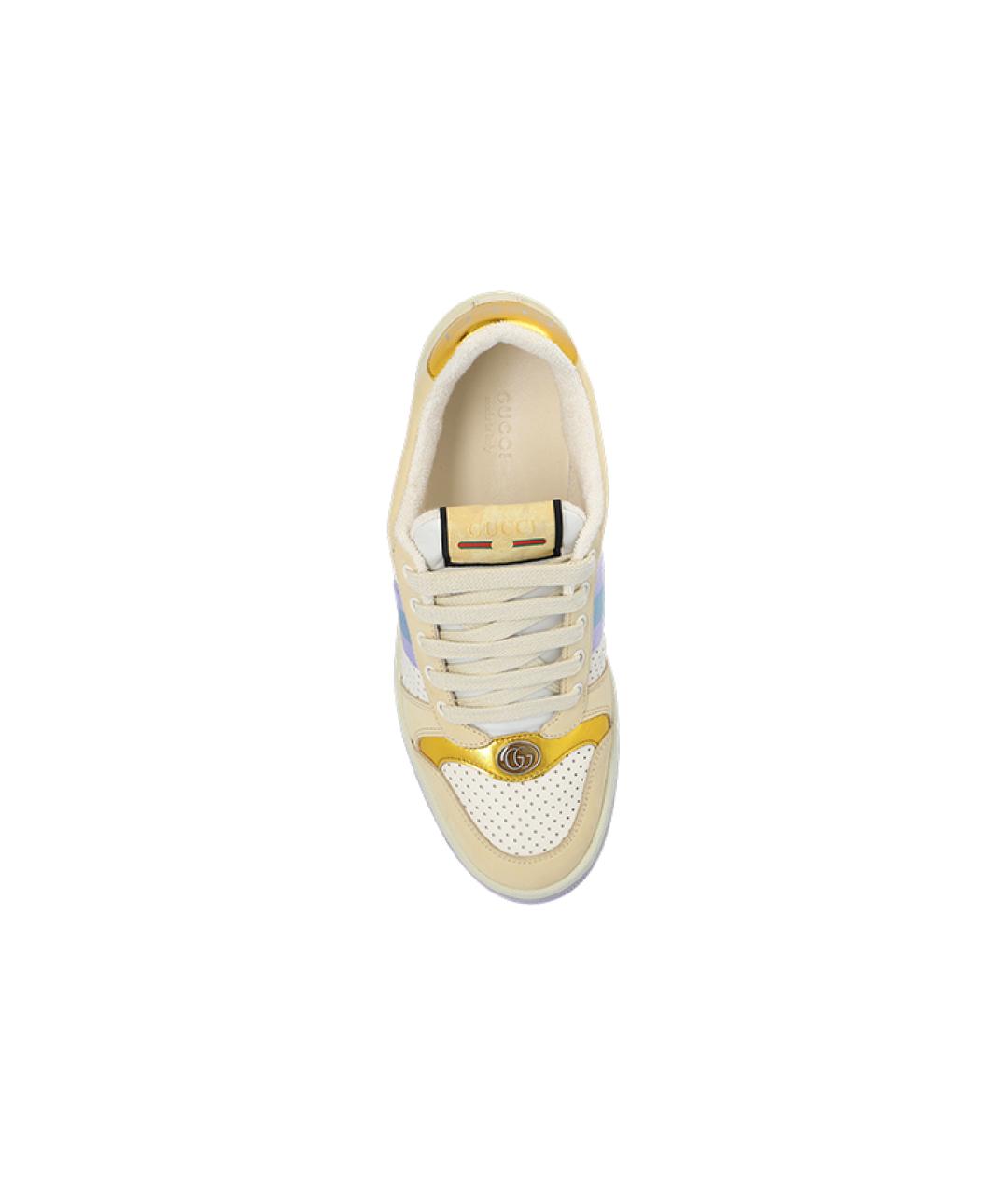 GUCCI Мульти кожаные кроссовки, фото 4