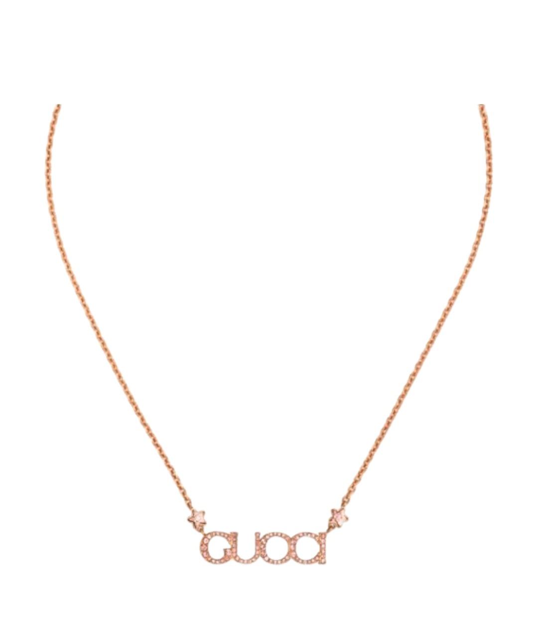 GUCCI Золотая металлическая подвеска, фото 1