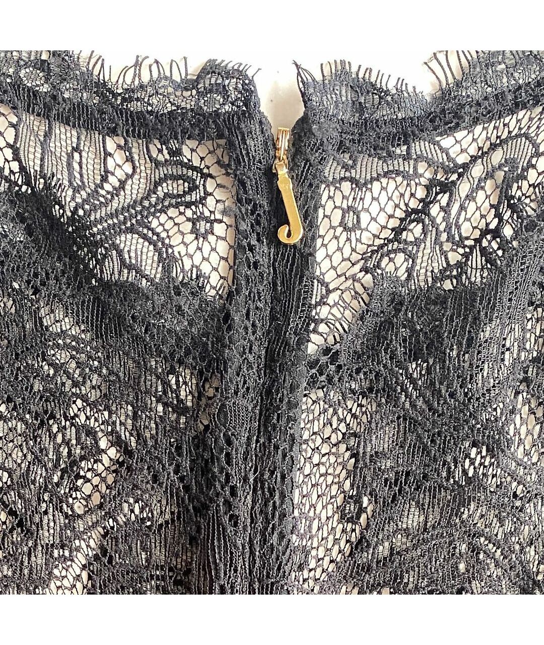JUICY COUTURE Черное кружевное повседневное платье, фото 4