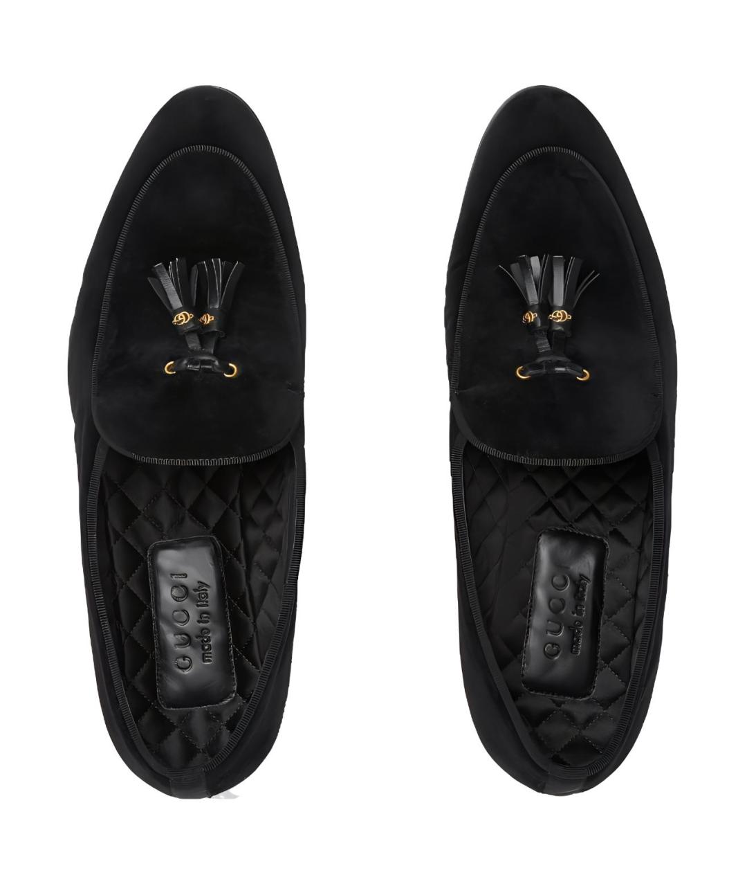GUCCI Черные лоферы, фото 4