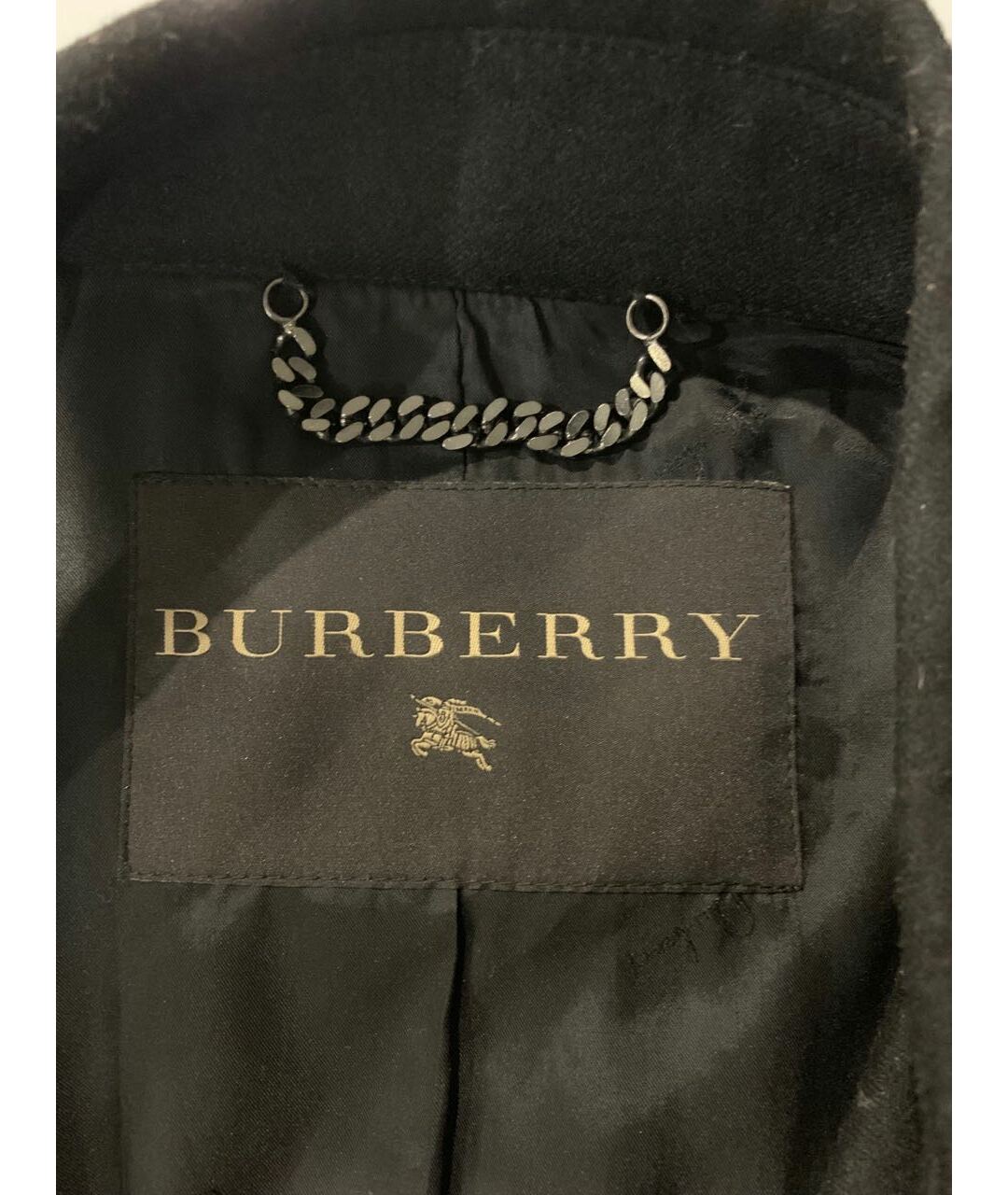 BURBERRY Черный шерстяной жакет/пиджак, фото 4
