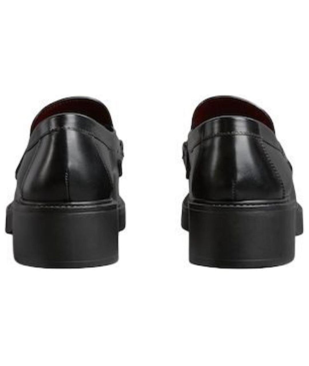 GUCCI Черные кожаные лоферы, фото 5