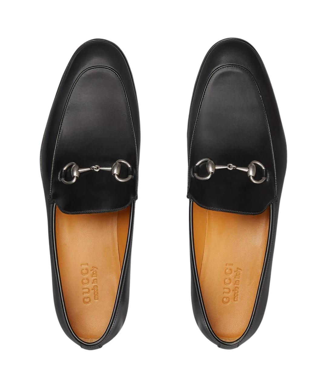 GUCCI Черные кожаные лоферы, фото 4