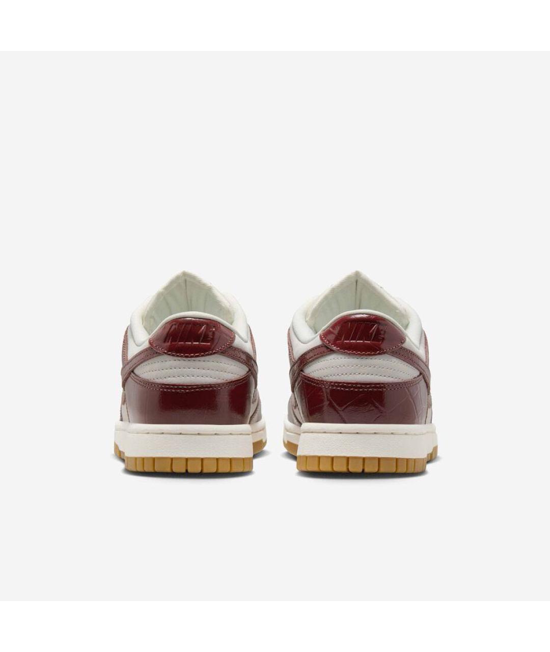 NIKE Бордовые кожаные кеды, фото 5