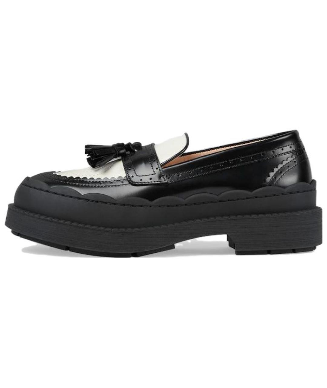 GUCCI Черные кожаные лоферы, фото 2