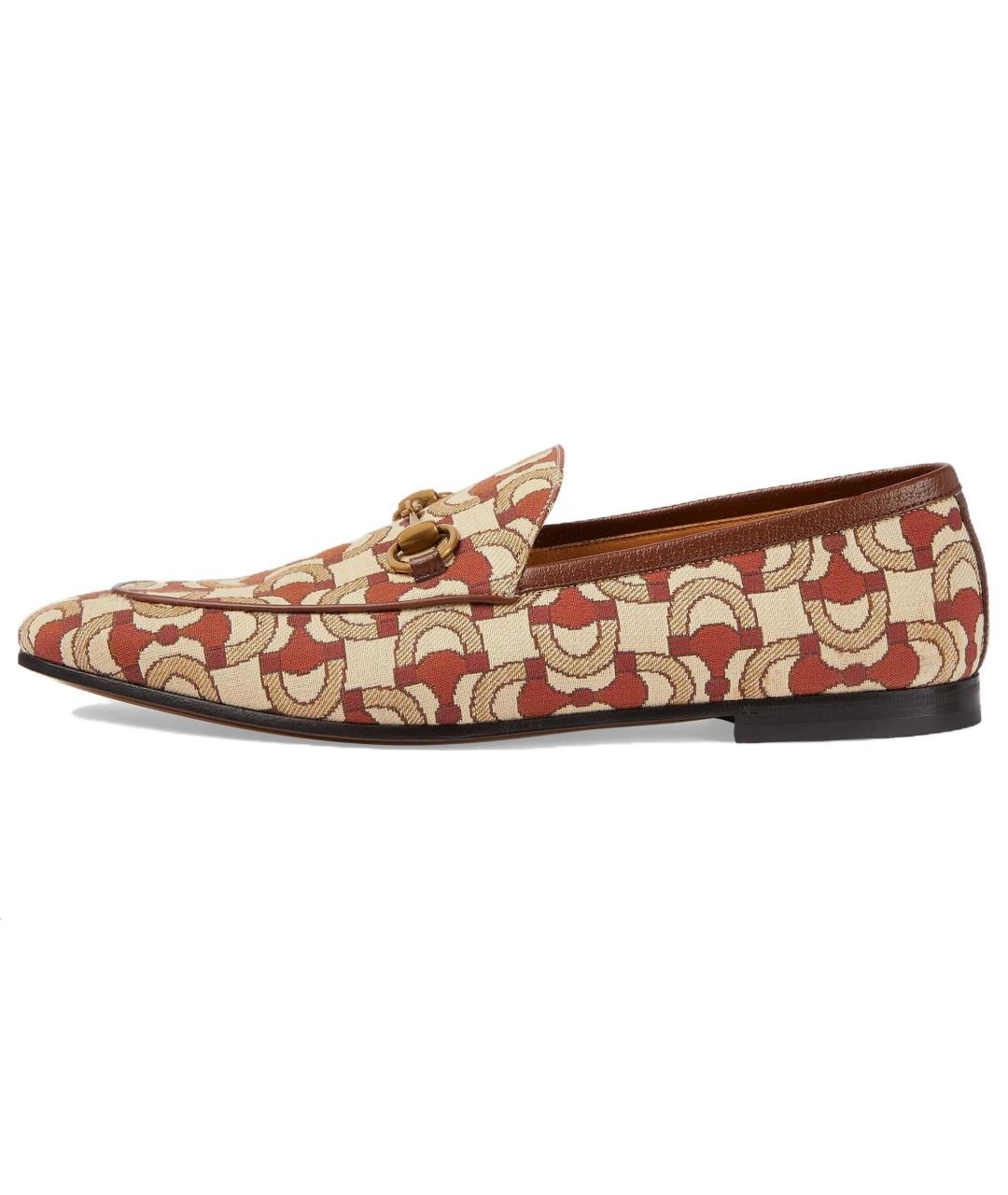 GUCCI Бежевые лоферы, фото 2