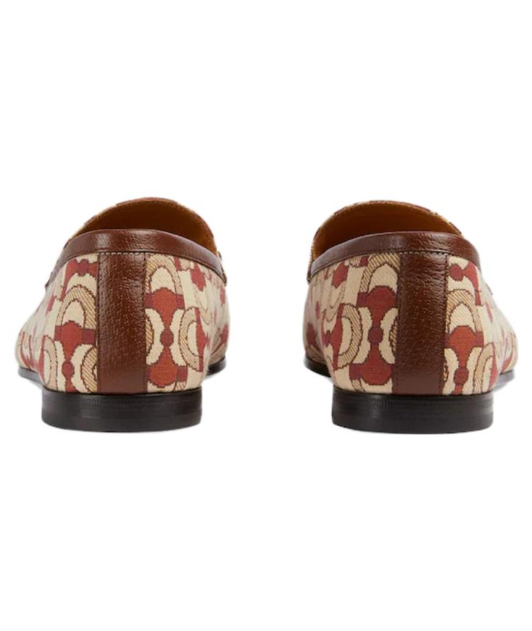 GUCCI Бежевые лоферы, фото 5
