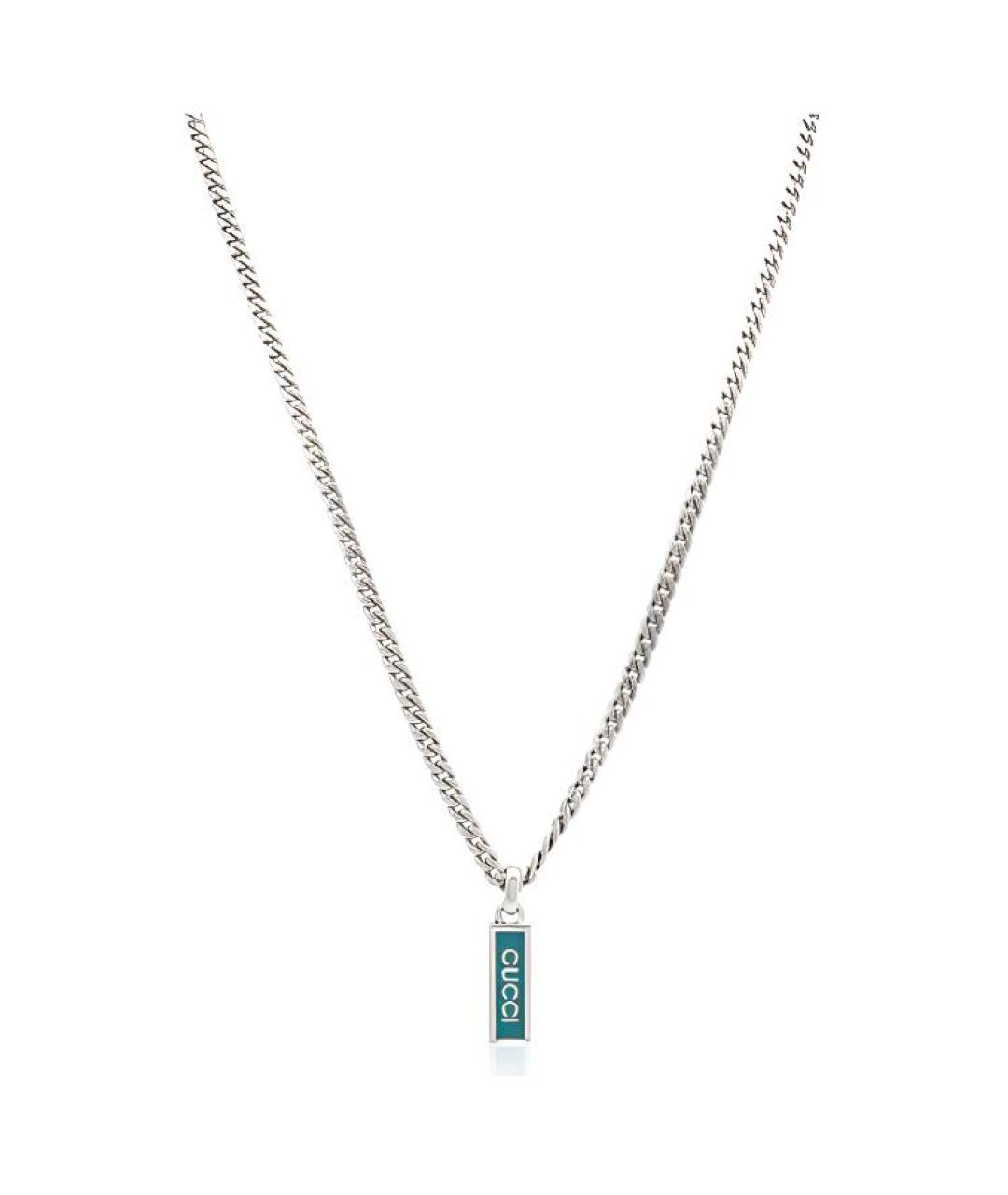 GUCCI Серебряная серебряная подвеска, фото 2