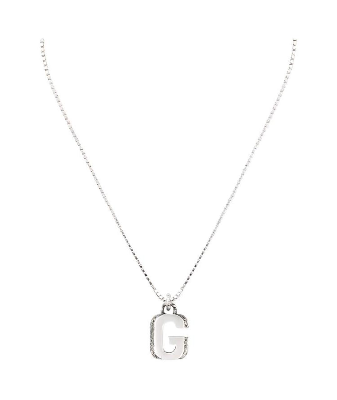 GUCCI Серебряная серебряная подвеска, фото 1