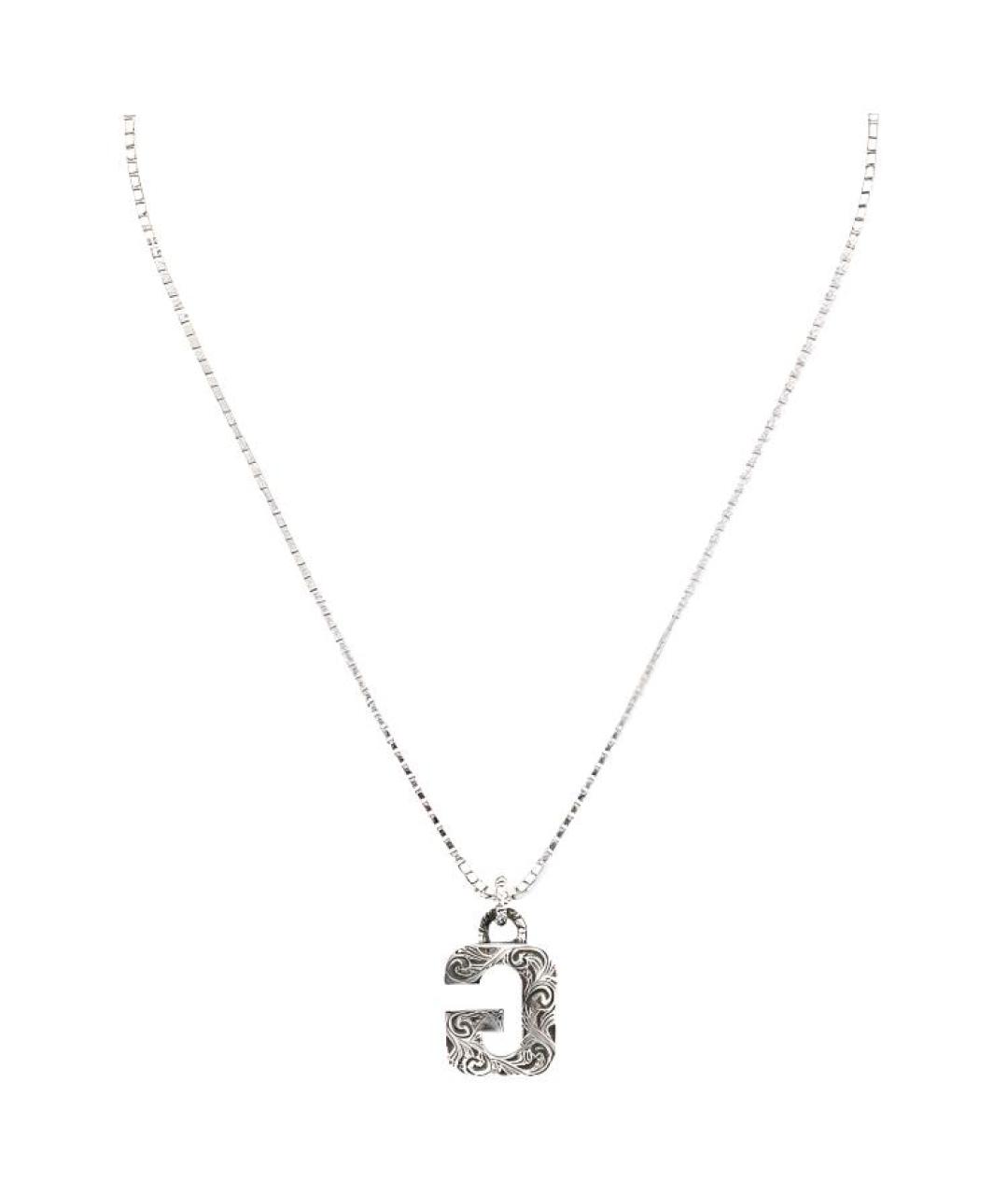 GUCCI Серебряная серебряная подвеска, фото 2