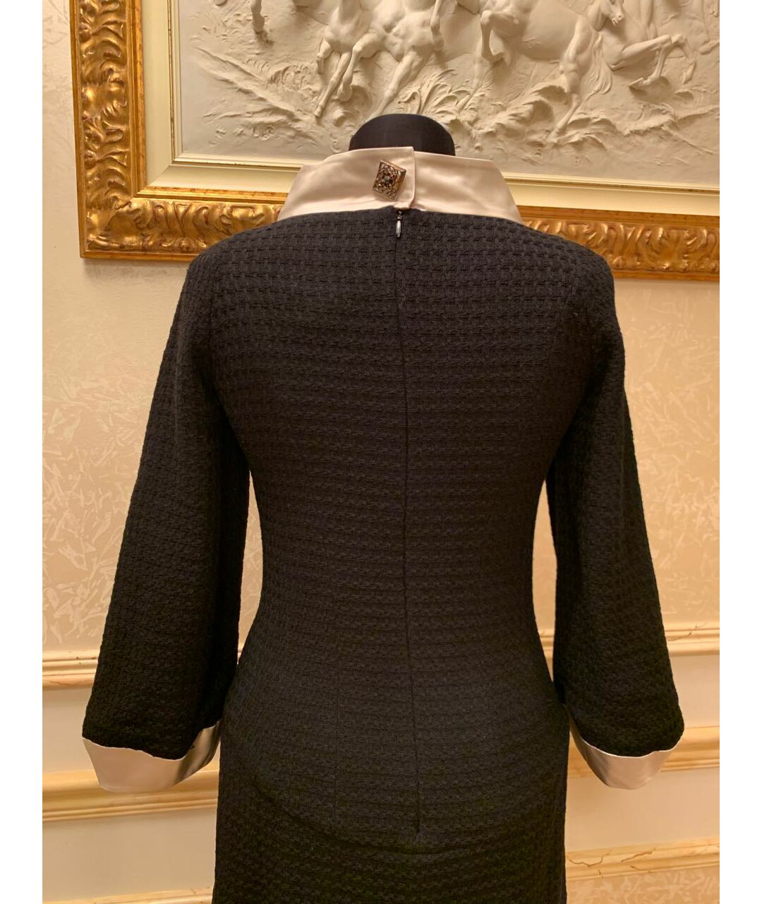 CHANEL Черное повседневное платье, фото 5