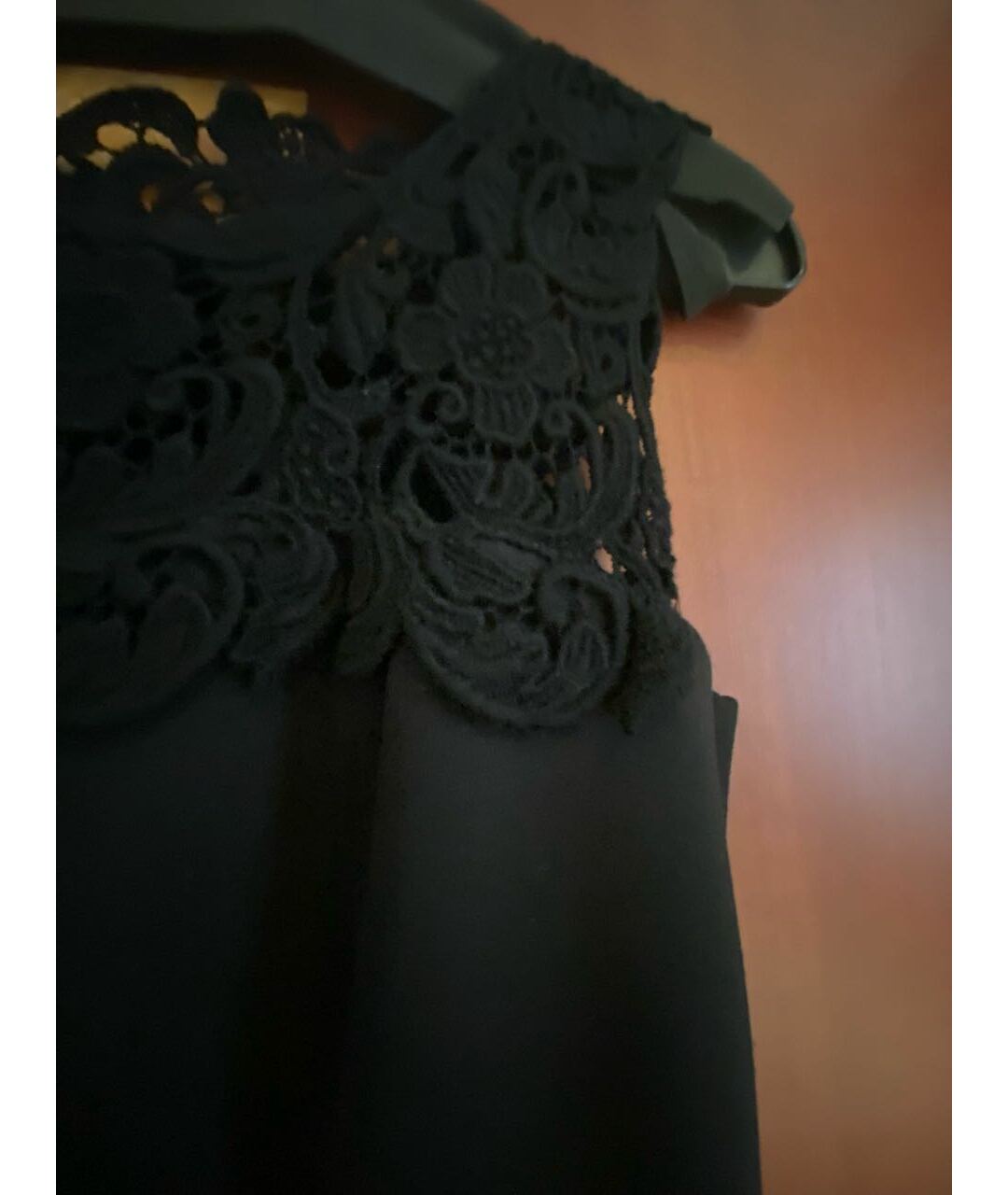 ERMANNO SCERVINO Черное креповое коктейльное платье, фото 3