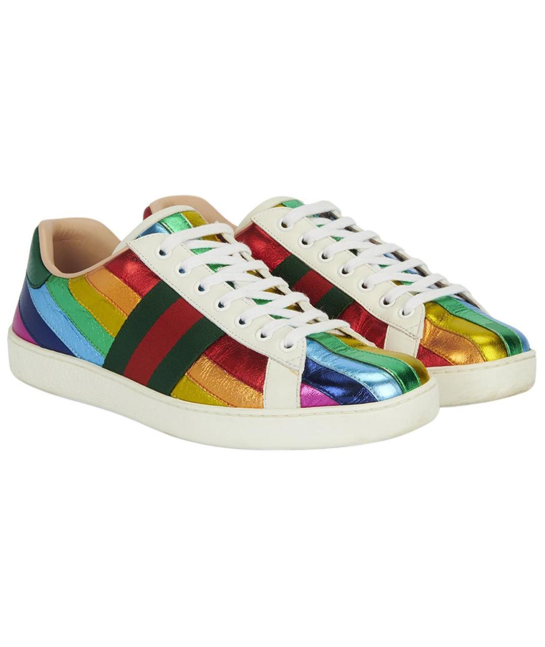 GUCCI Мульти кеды, фото 3