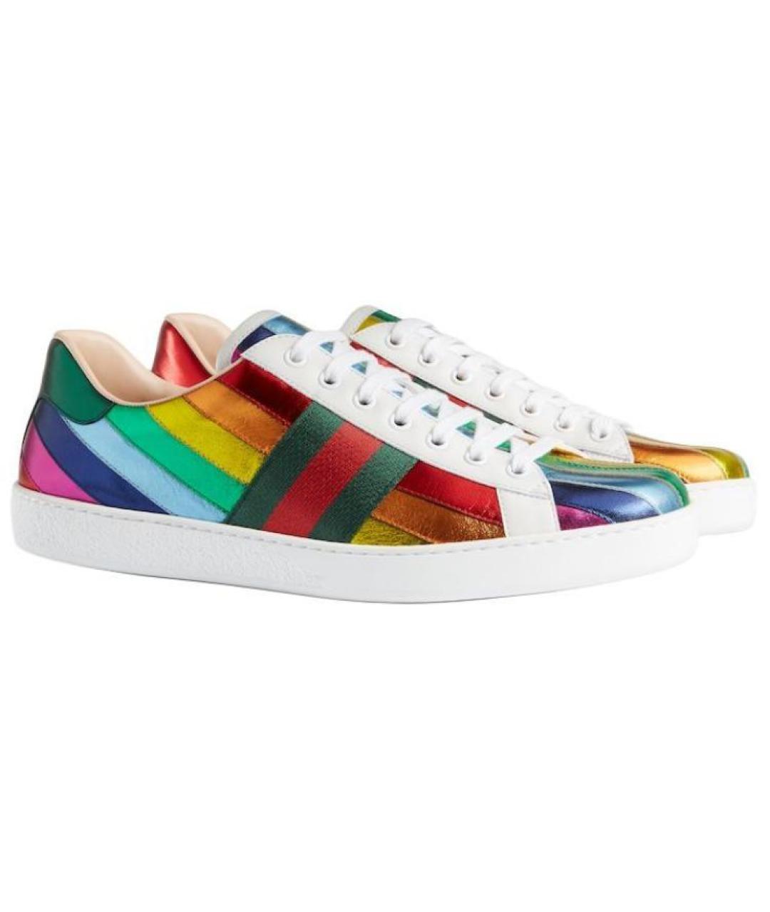 GUCCI Мульти кеды, фото 4