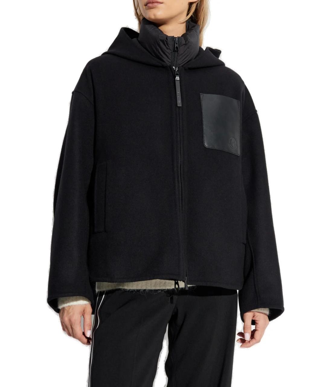 MONCLER Черная куртка, фото 2