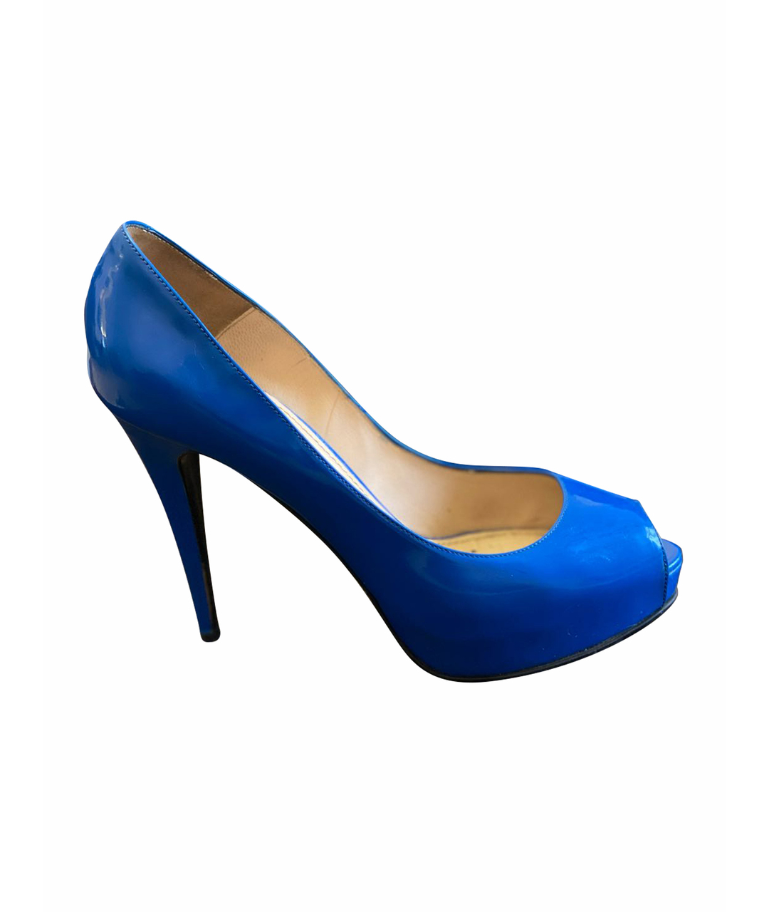 NANDO MUZI Синие туфли из лакированной кожи, фото 1