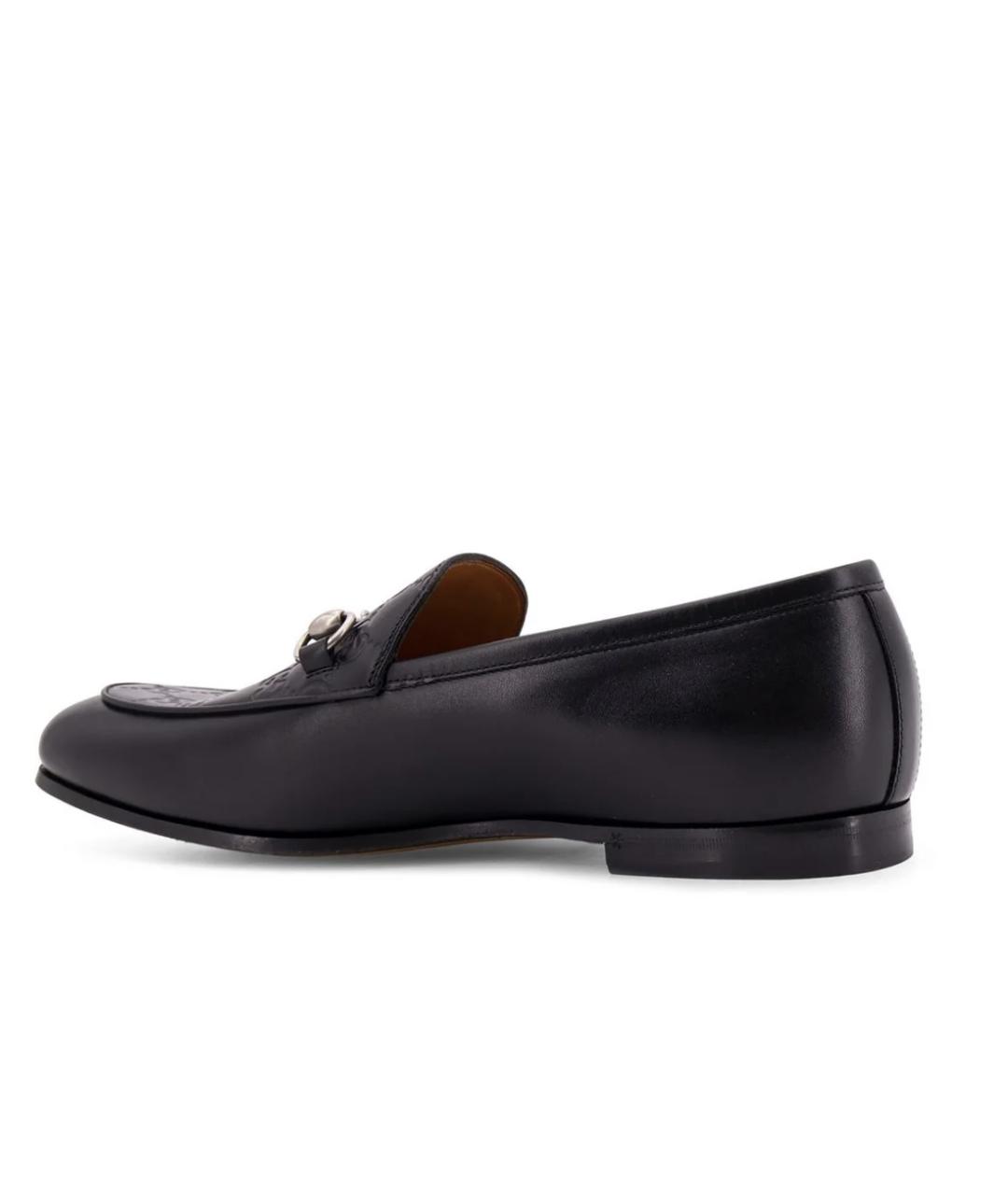 GUCCI Черные кожаные лоферы, фото 3
