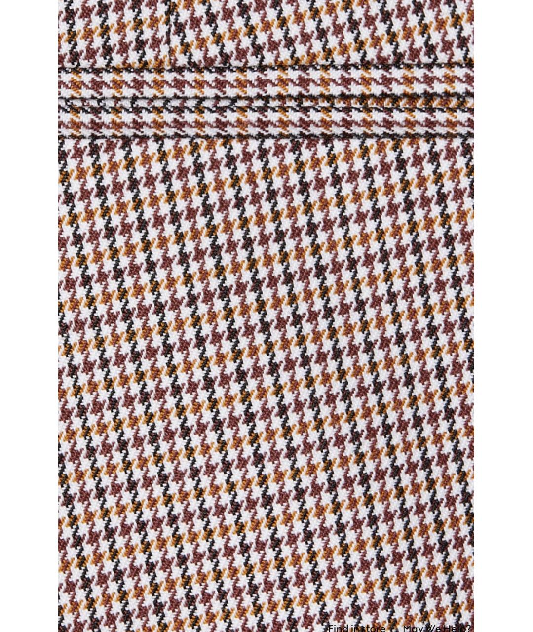 GUCCI Мульти шерстяные повседневные брюки, фото 3
